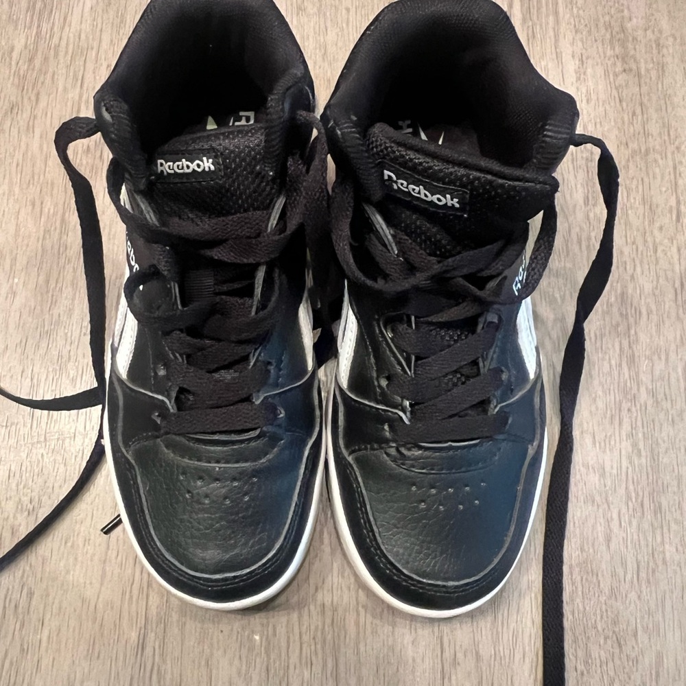 Reebok Kids Black and White Sneakers